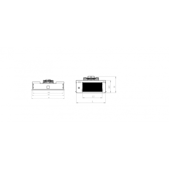 TCO SERİSİ - 6mm Hatve 1 FANLI 32X28 - 3/8 EVAPORATÖR ÇİFT ÜFLEME