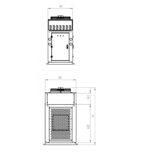 KON SERİSİ - 1 FANLI 32X28 - 3/8 KONDENSER ÜNİTESİ