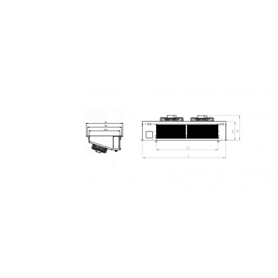 TTO SERİSİ - 6mm Hatve 2 FANLI 32X28 - 3/8 EVAPORATÖR