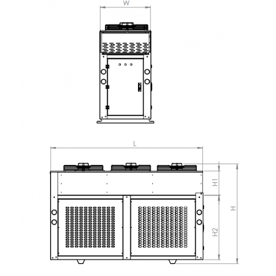 KON SERİSİ - 3 FANLI 32X28 - 3/8 KONDENSER ÜNİTESİ